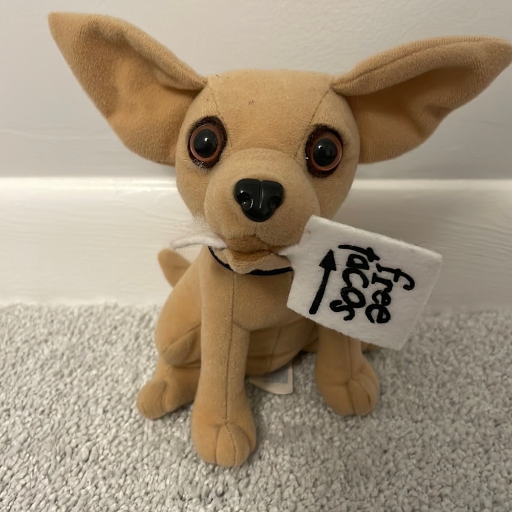Yo Quiero Taco Bell “Hey Lizatd Lizard Lizard” Chihuahua plush vintage